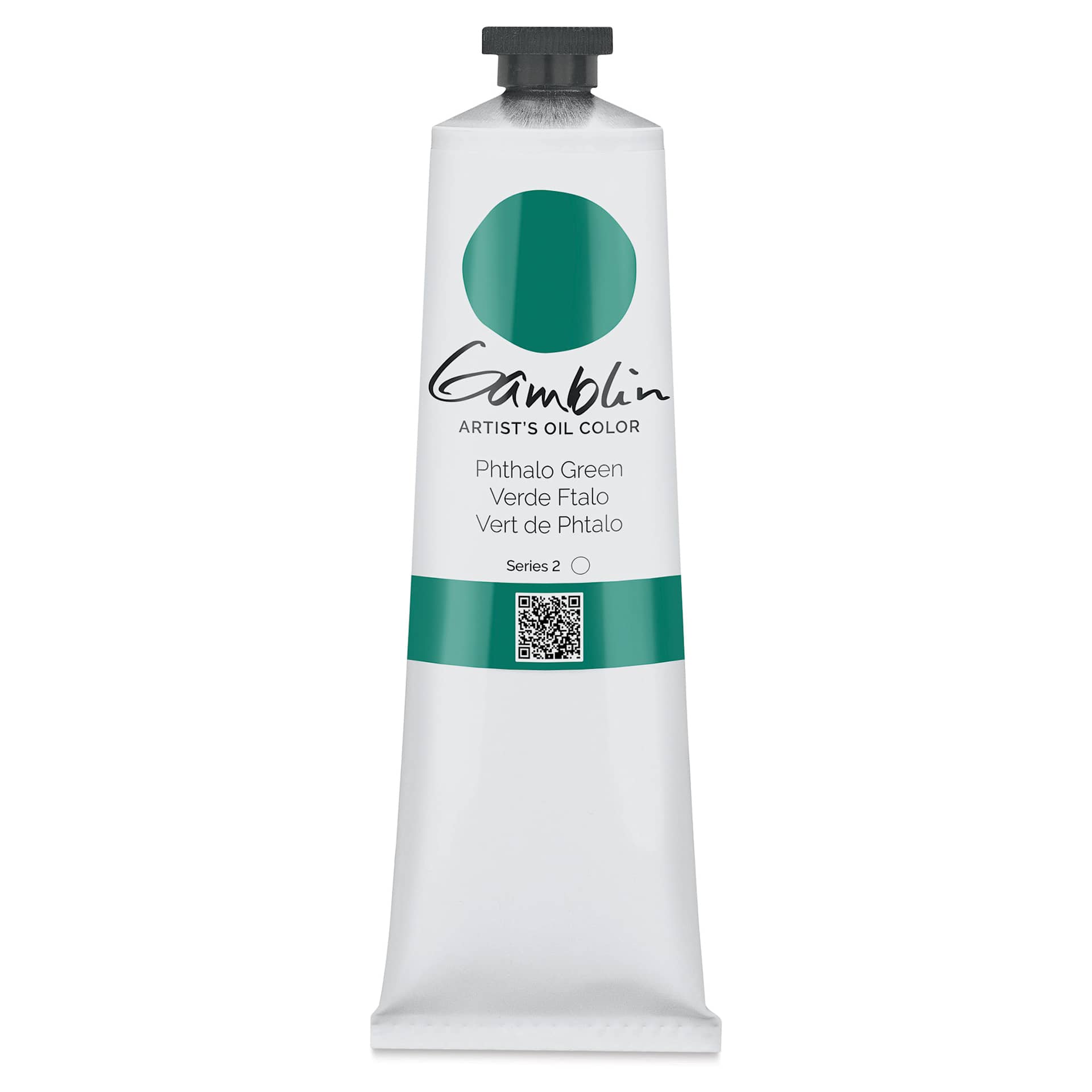 Gamblin Artist's Oil Color - Phthalo Green, 150 ml tube