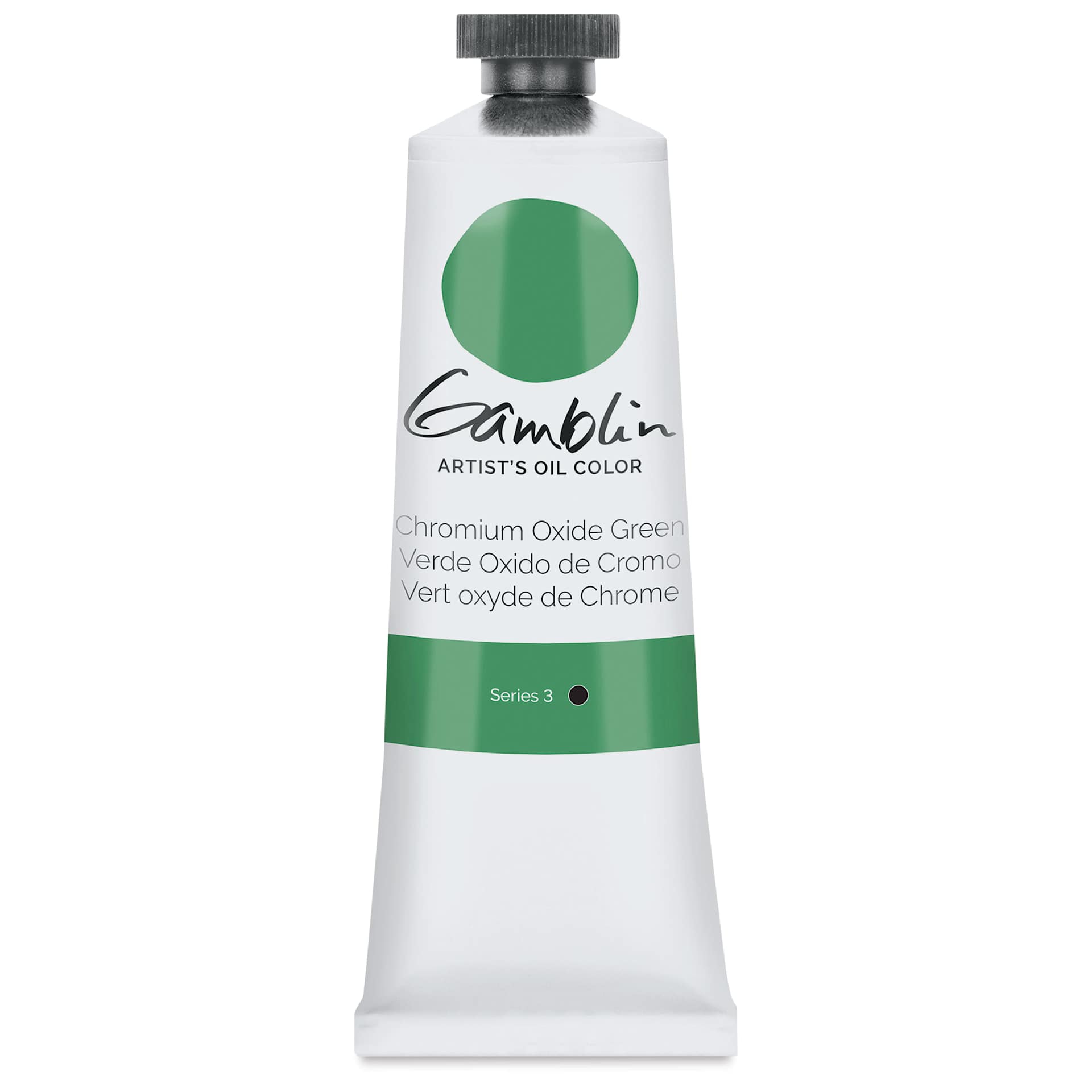 Gamblin Artist's Oil Color - Chromium Oxide Green, 37 ml tube