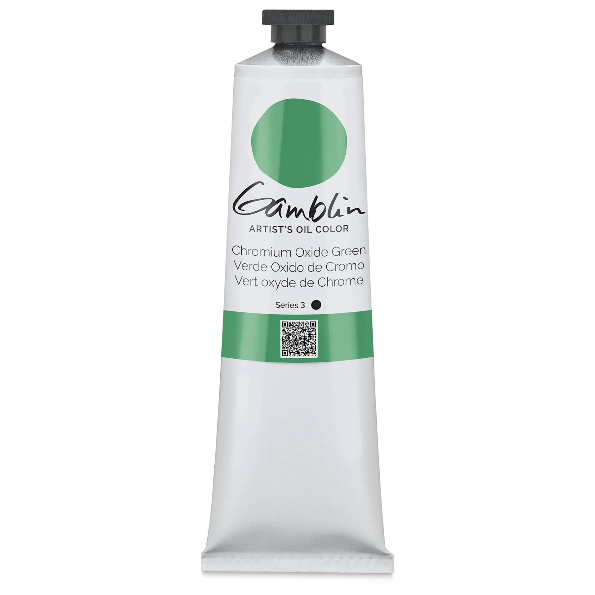 Gamblin Artist's Oil Color - Chromium Oxide Green, 150 ml tube