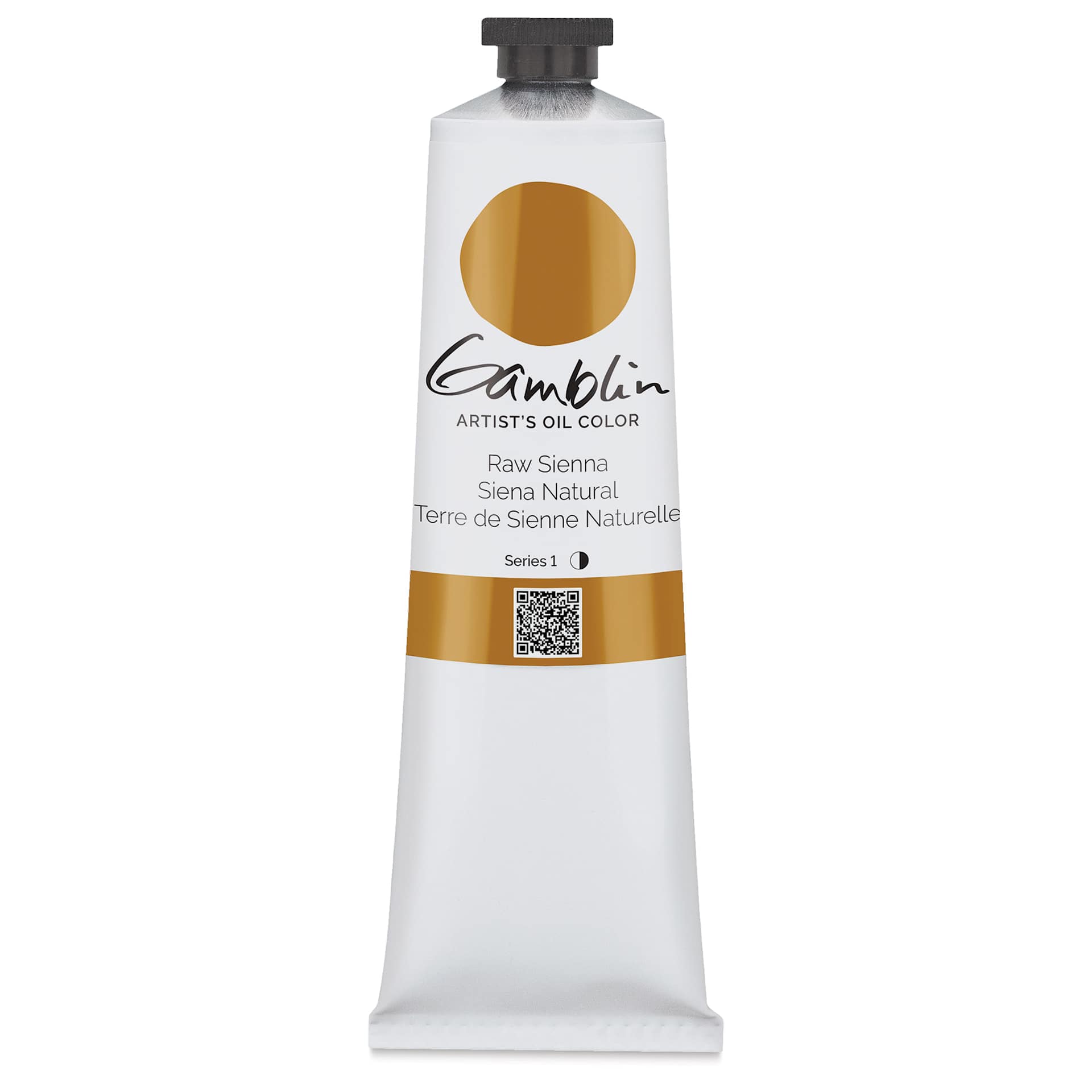 Gamblin Artist's Oil Color - Raw Sienna, 150 ml tube