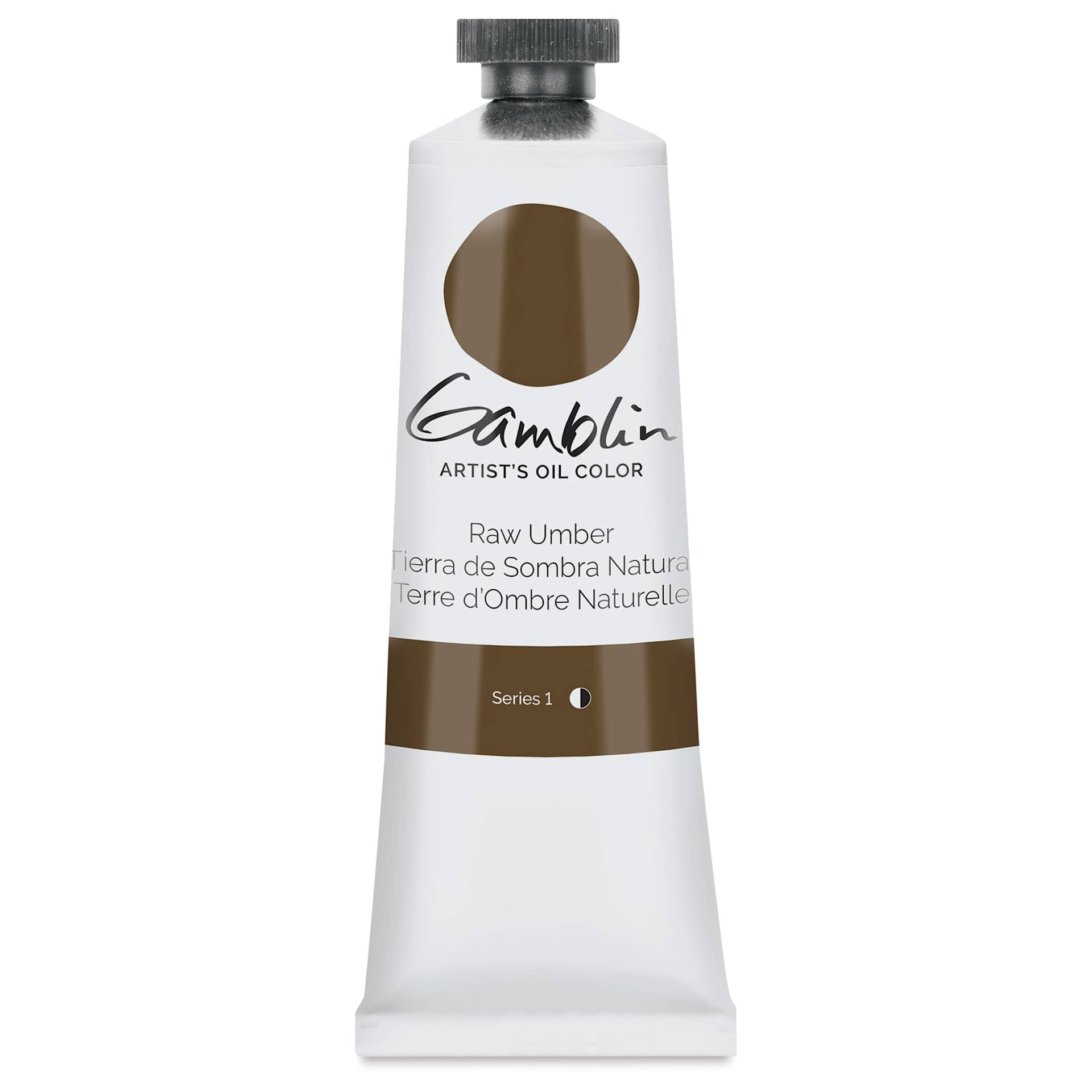 Gamblin Artist's Oil Color - Raw Umber, 37 ml tube