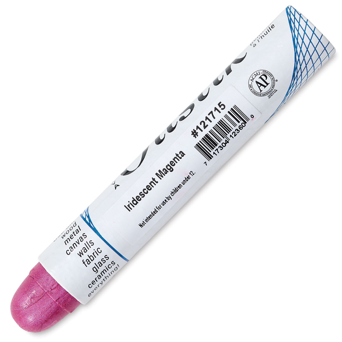 Shiva Oilstik Oil Paint - Iridescent Magenta (Back)