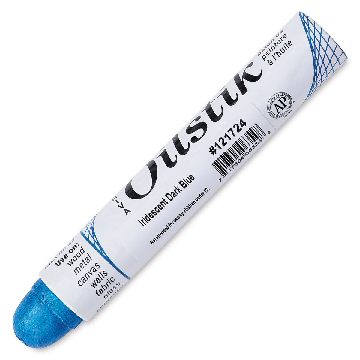 Shiva Oilstik Oil Paint - Iridescent Dark Blue (Back)