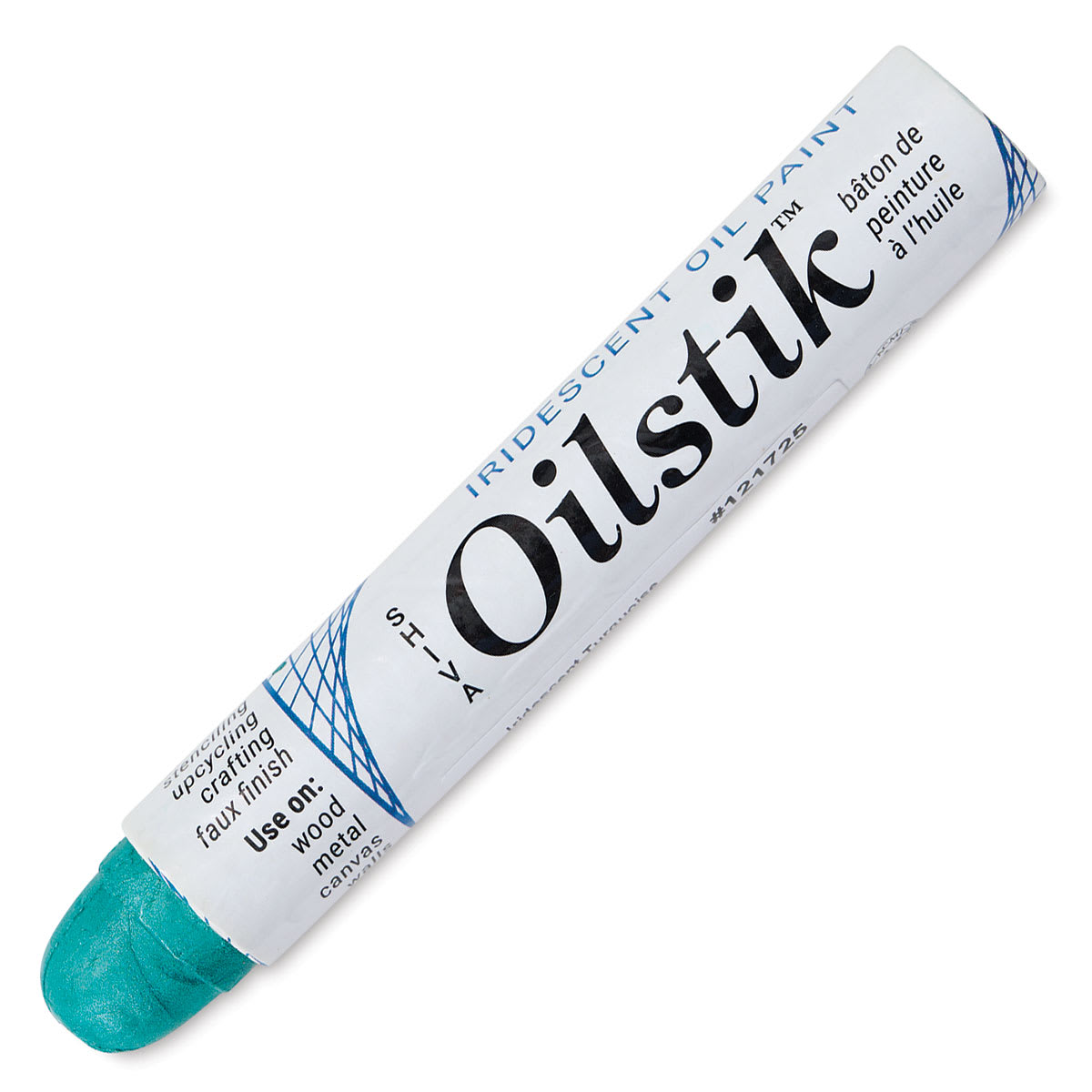 Shiva Oilstik Oil Paint - Iridescent Turquoise (Front)