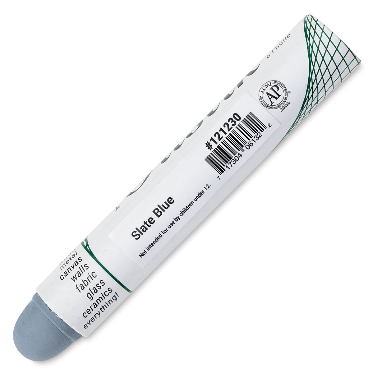 Shiva Oilstik Oil Paint - Slate Blue, Regular (Back)