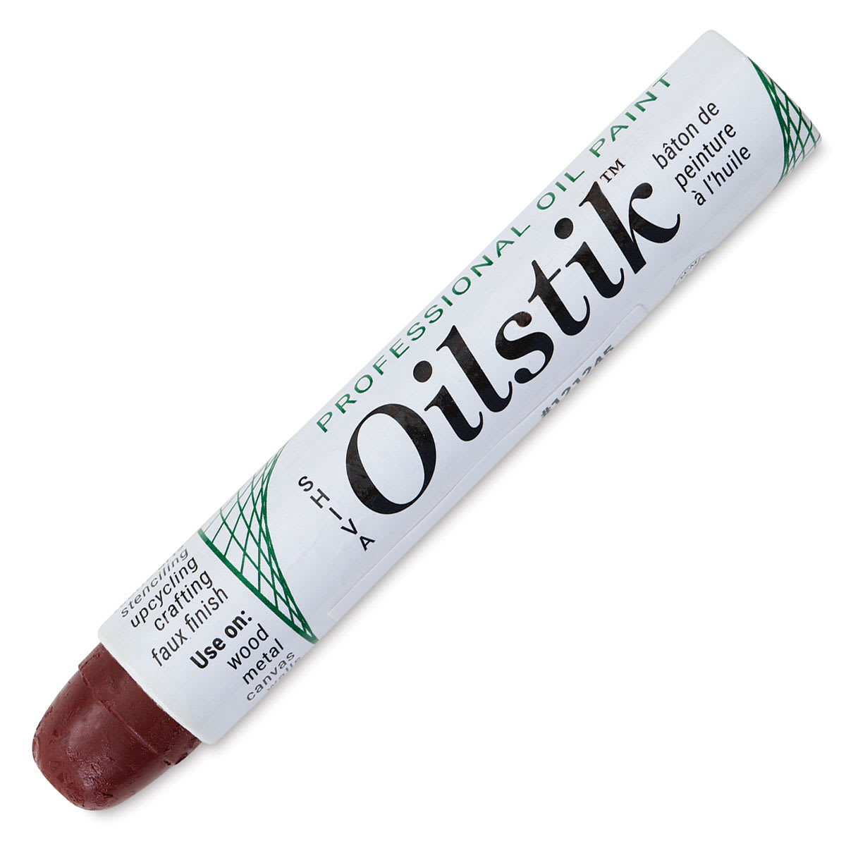 Shiva Oilstik Oil Paint - Burnt Sienna, Regular (Front)