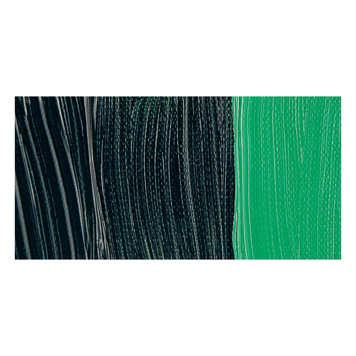 Grumbacher Max Artists' Water Miscible Oil Paint - Phthalo Green (Yellow Shade) swatch Grumbacher Max Artists' Water Miscible Oil Paint - Phthalo Green (Yellow Shade) swatch