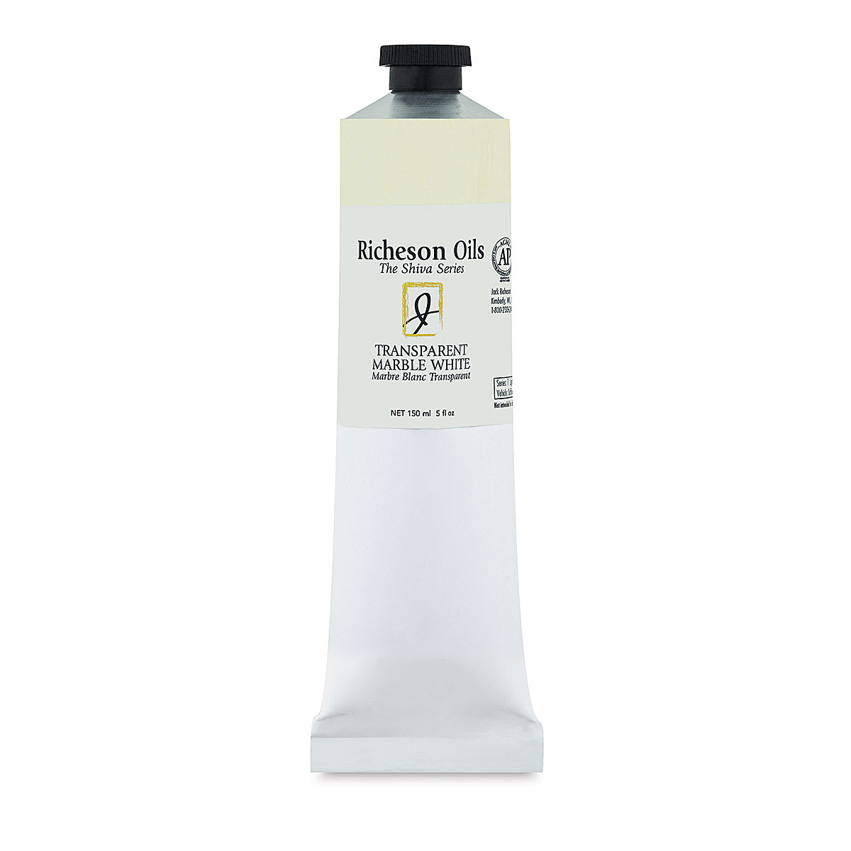 Shiva Signature Artist Oil Color - Transparent Marble White, 5 oz Tube