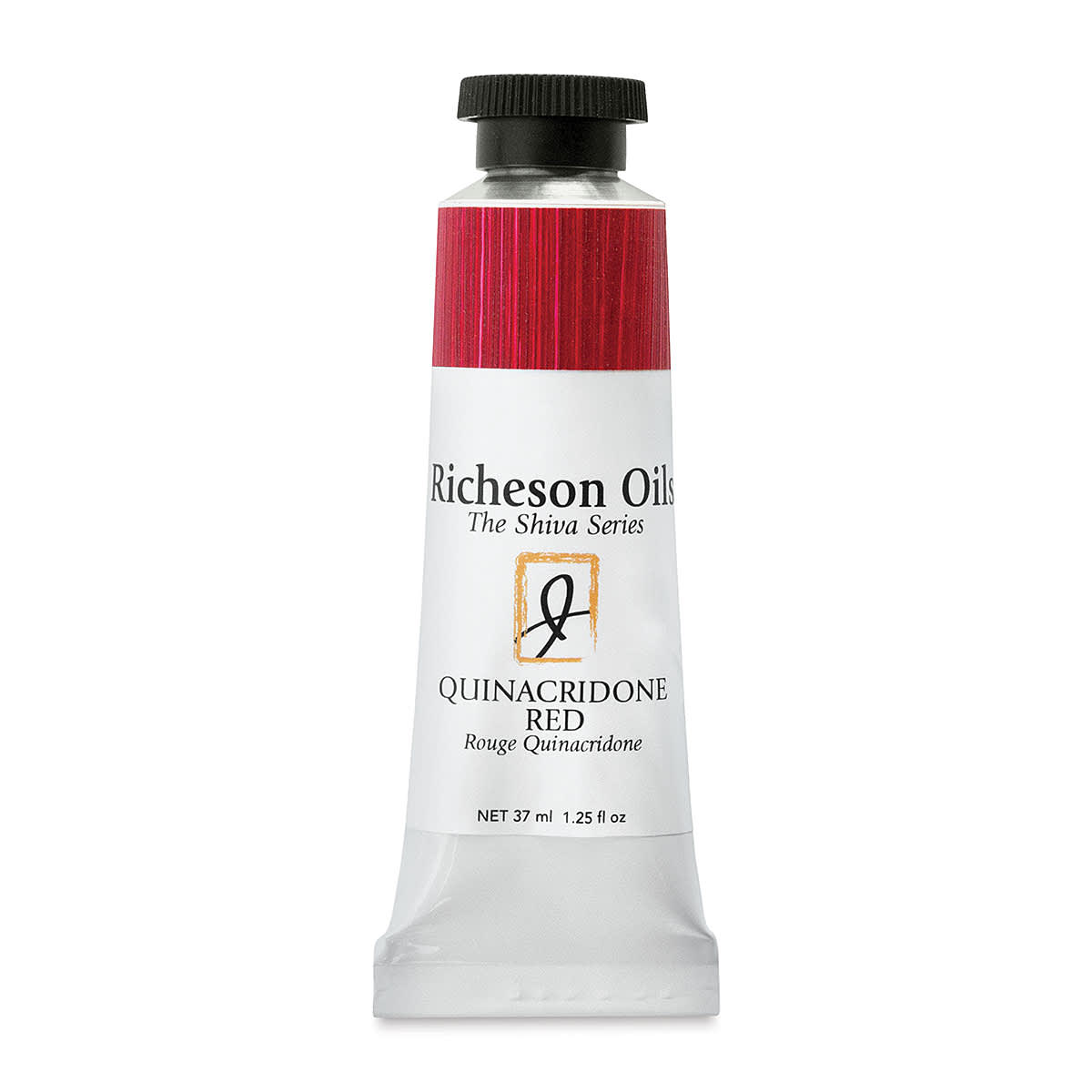 Shiva Signature Artist Oil Color - Quinacridone Red, 1.25 oz Tube
