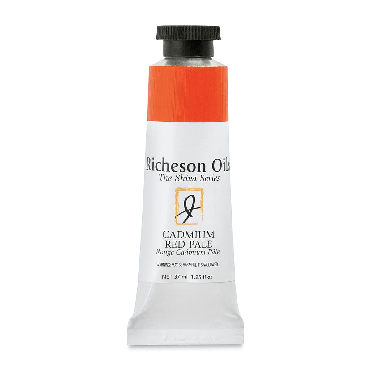Shiva Signature Artist Oil Color - Cadmium Red Pale, 1.25 oz Tube