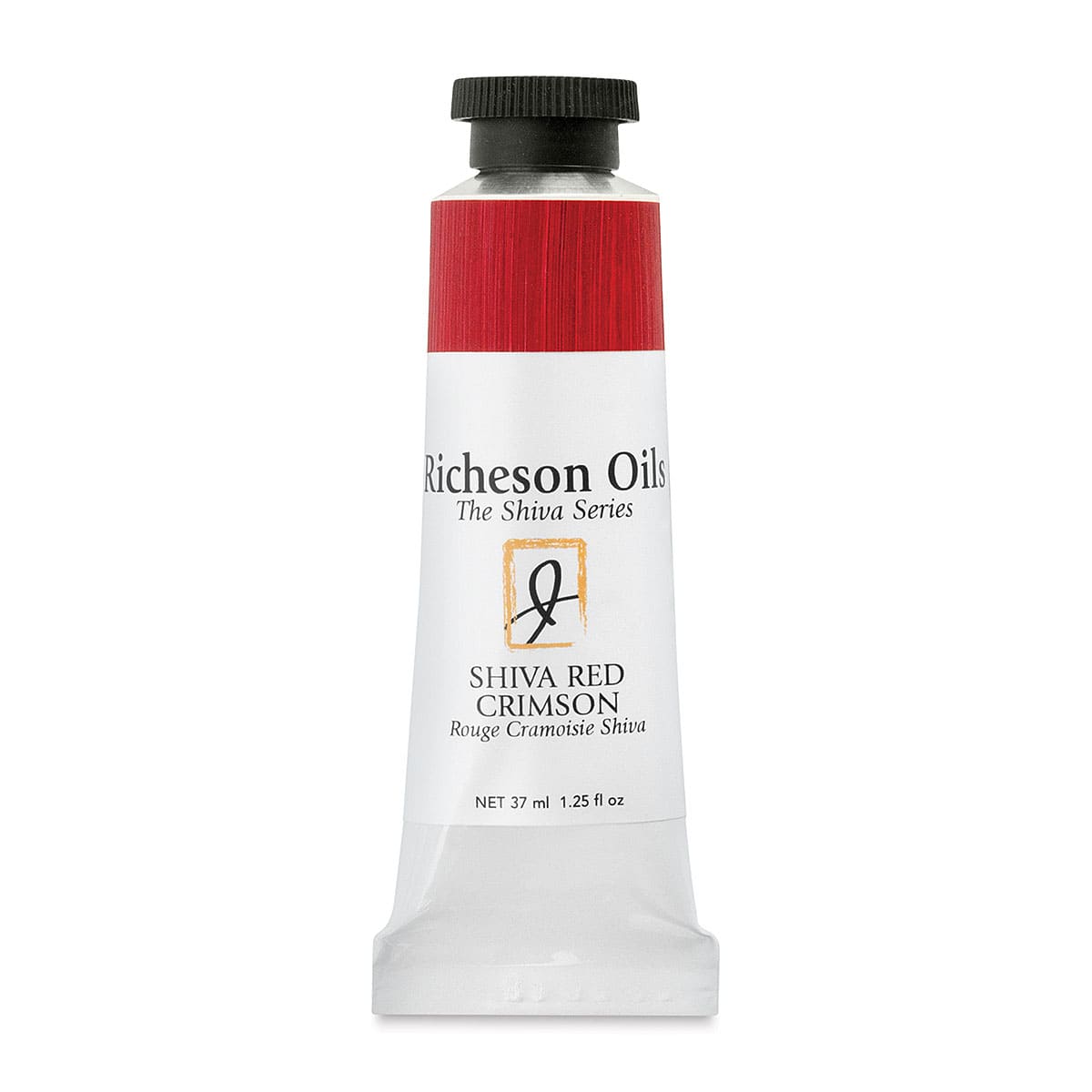 Shiva Signature Artist Oil Color - Shiva Red Crimson, 1.25 oz Tube