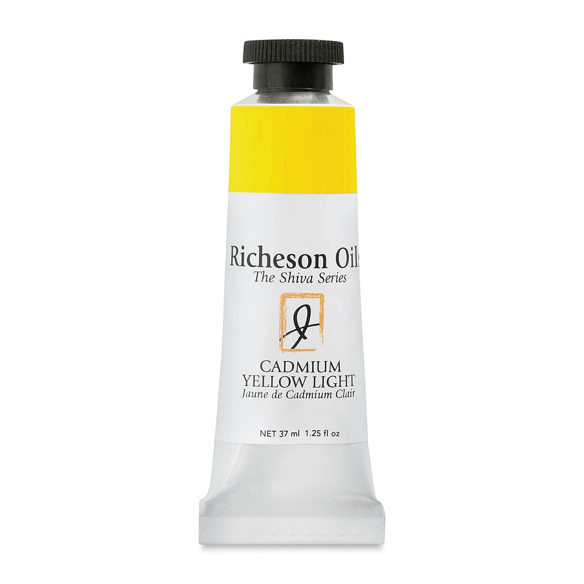 Shiva Signature Artist Oil Color - Cadmium Yellow Light, 1.25 oz Tube