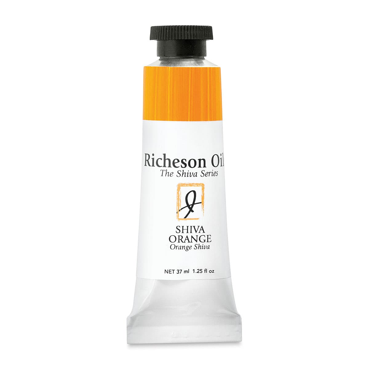 Shiva Signature Artist Oil Color - Shiva Orange, 1.25 oz Tube