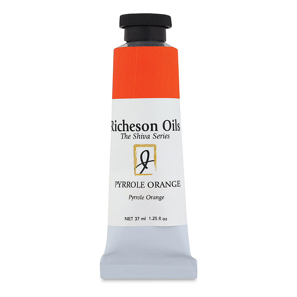 Shiva Signature Artist Oil Color - Pyrrole Orange, 37 ml Tube