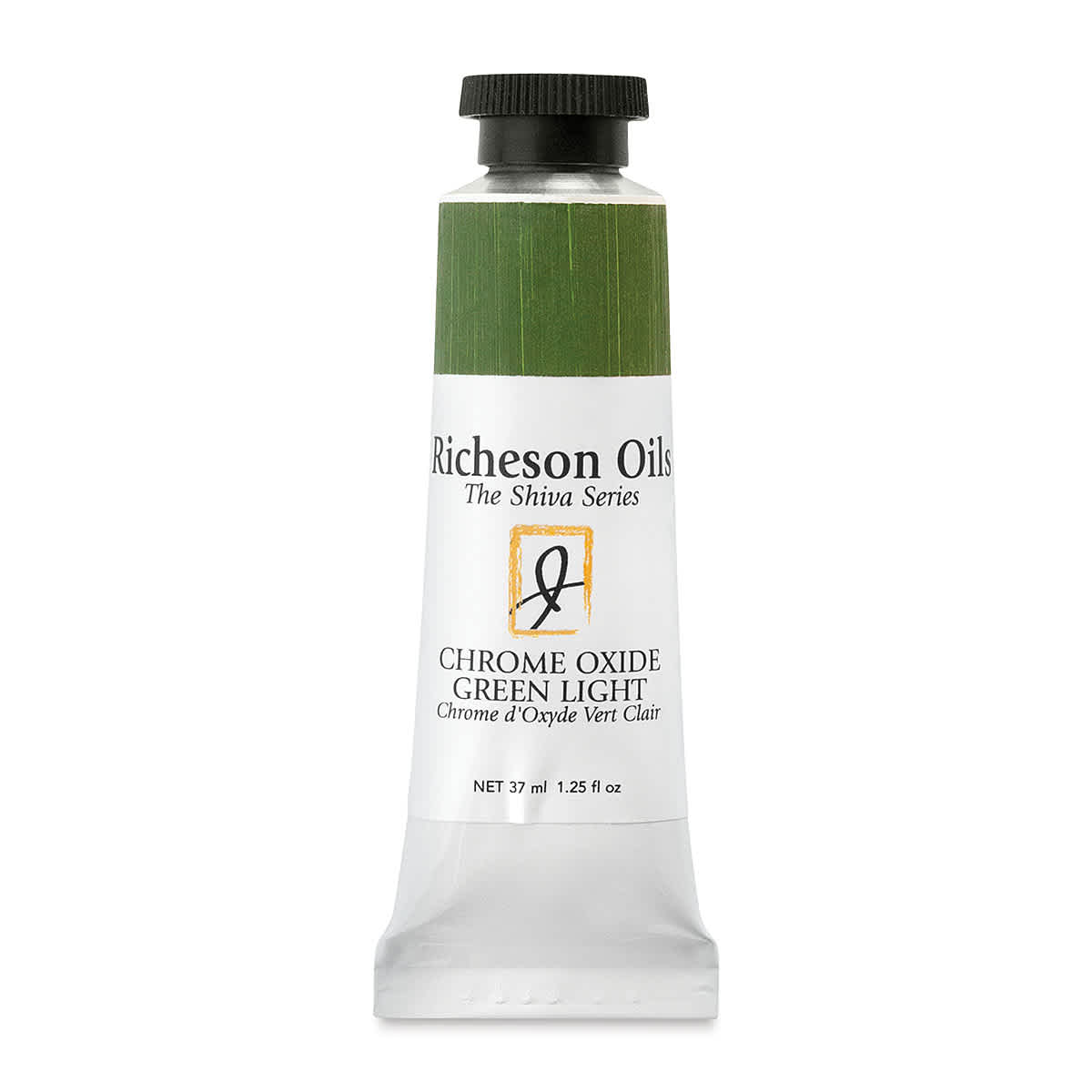 Shiva Signature Artist Oil Color - Chrome Oxide Green Light, 37 ml Tube