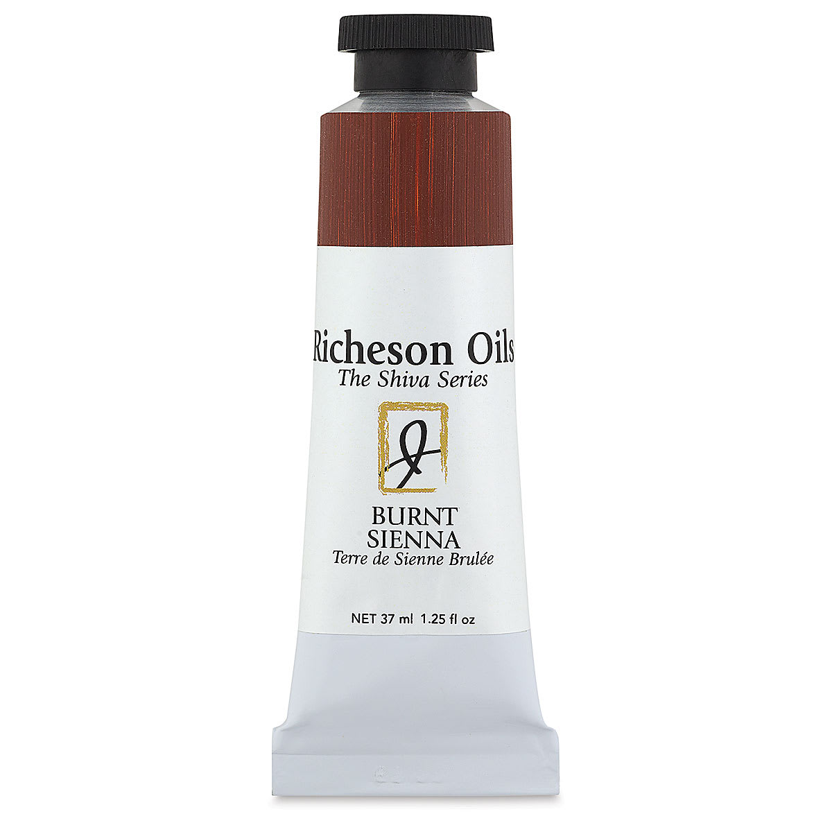 Shiva Signature Artist Oil Color - Burnt Sienna, 1.25 oz Tube