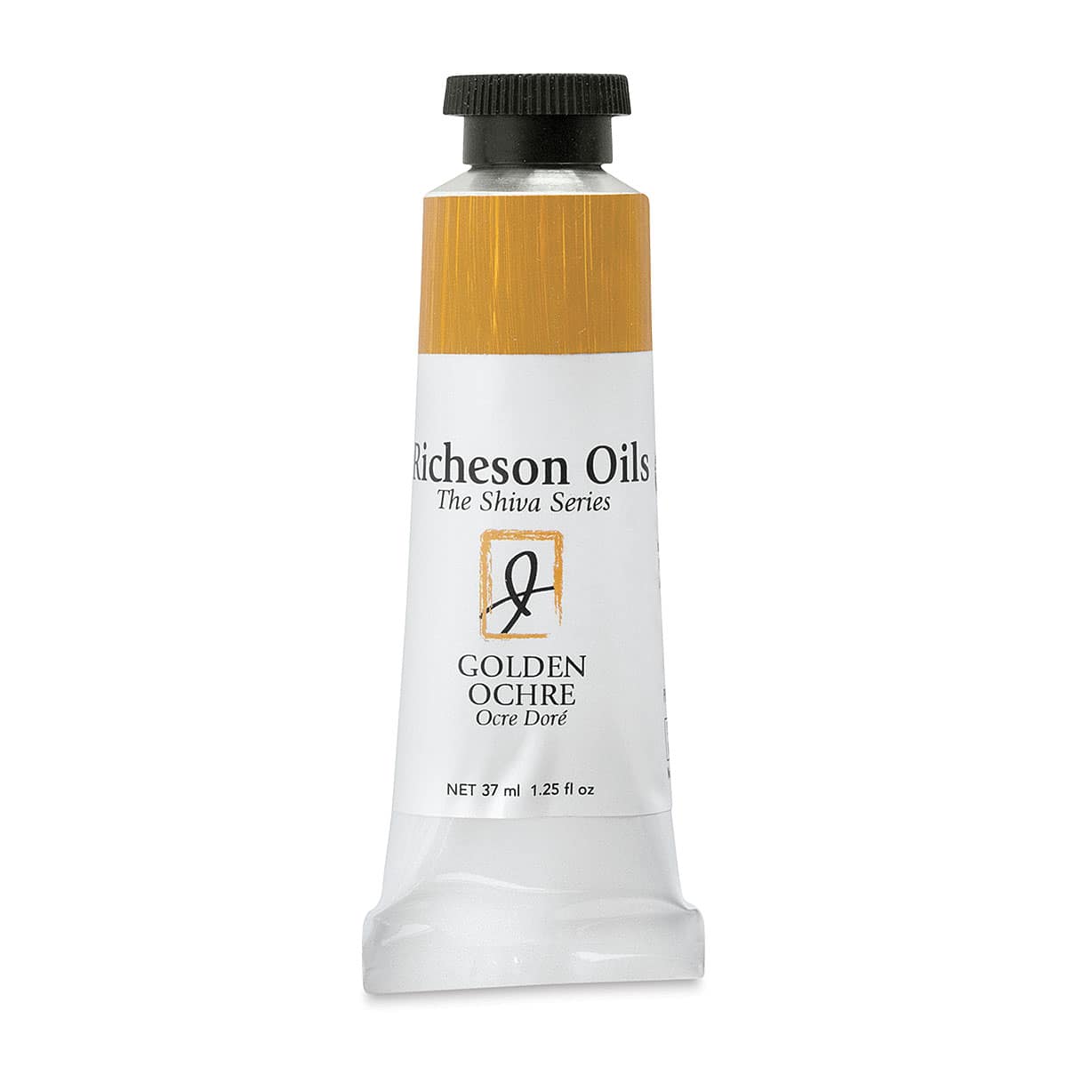 Shiva Signature Artist Oil Color - Golden Ochre, 1.25 oz Tube