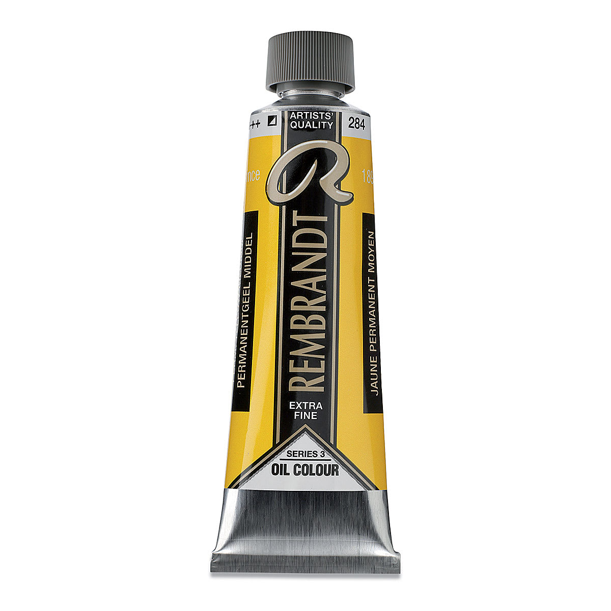 Rembrandt Artists' Oil Color - Permanent Yellow Medium, 150 ml tube