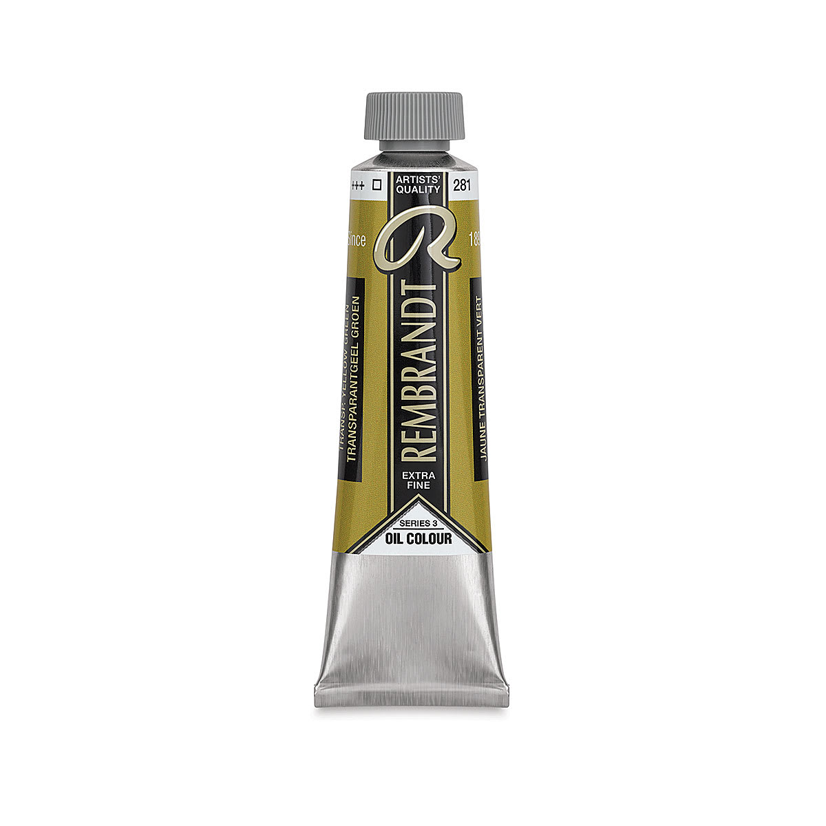 Rembrandt Artists' Oil Color - Transparent Yellow Green, 40 ml tube