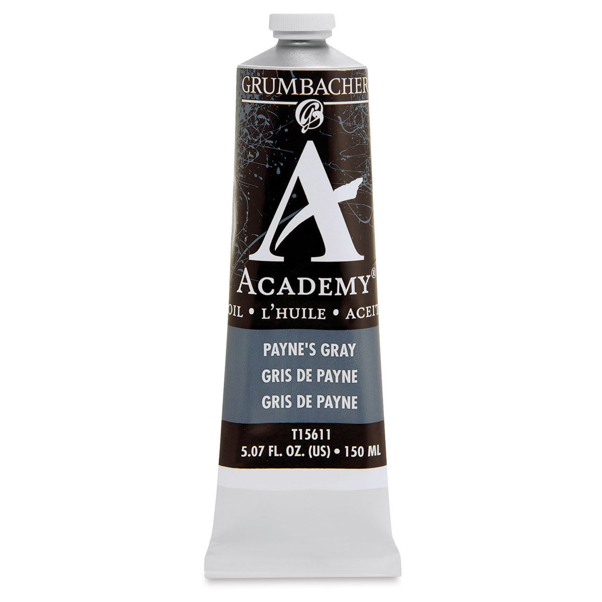Grumbacher Academy Oil Color - Payne's Gray, 150 ml tube