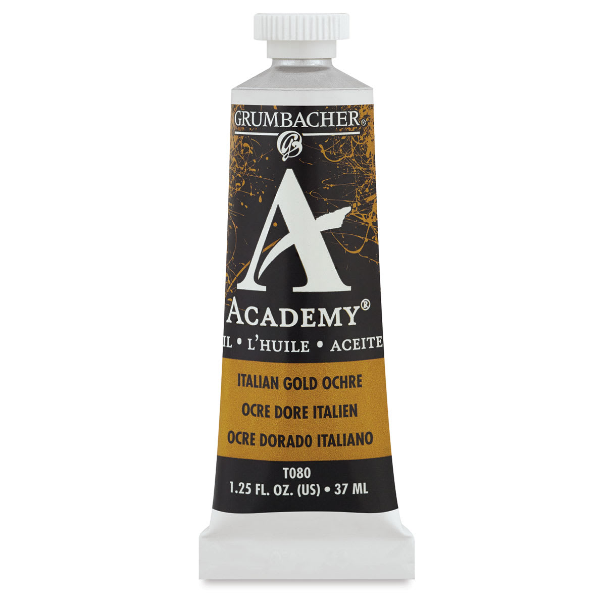 Grumbacher Academy Oil Color - Italian Gold Ochre, 37 ml tube