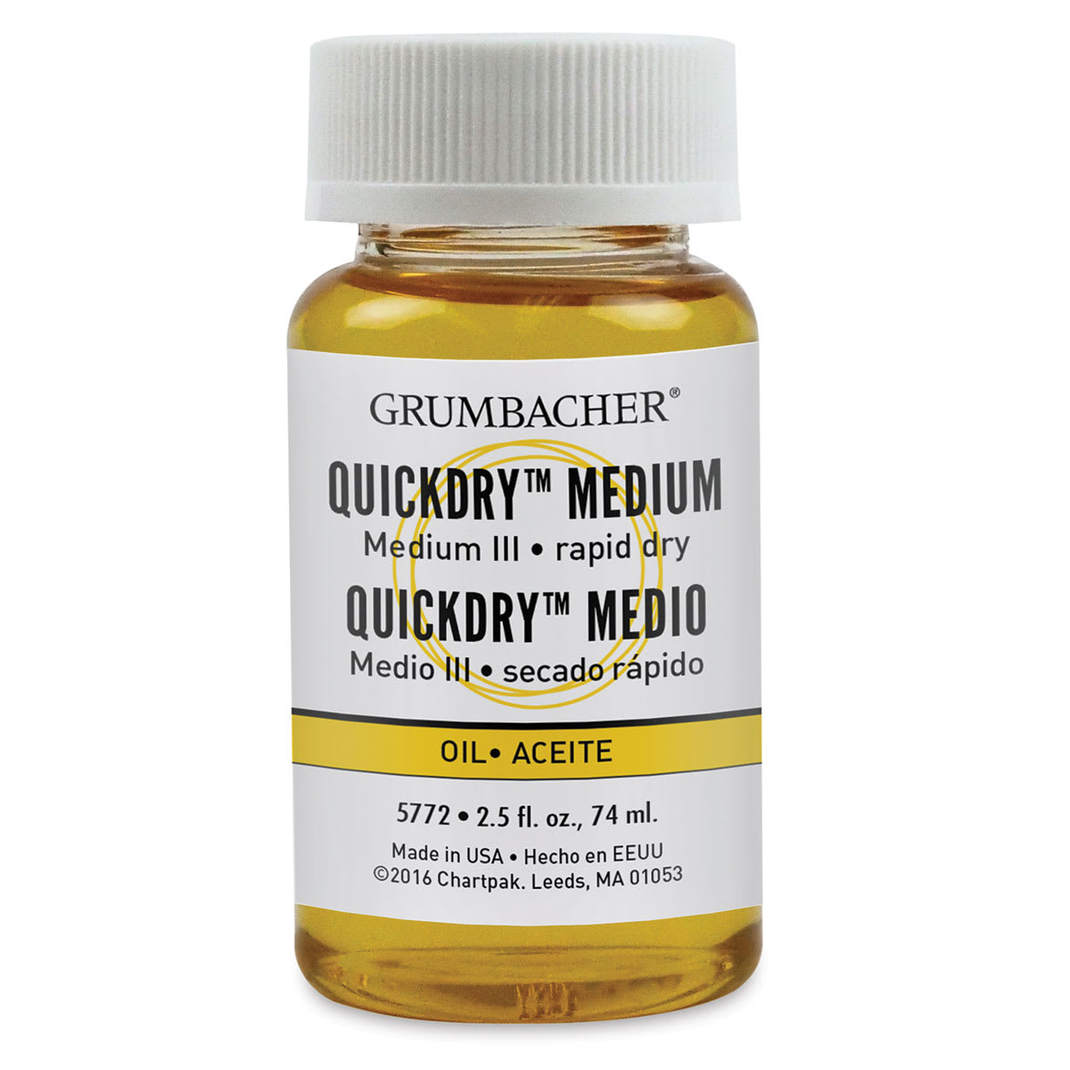 Grumbacher Oil Painting Medium III -  Front of 2.5 oz bottle