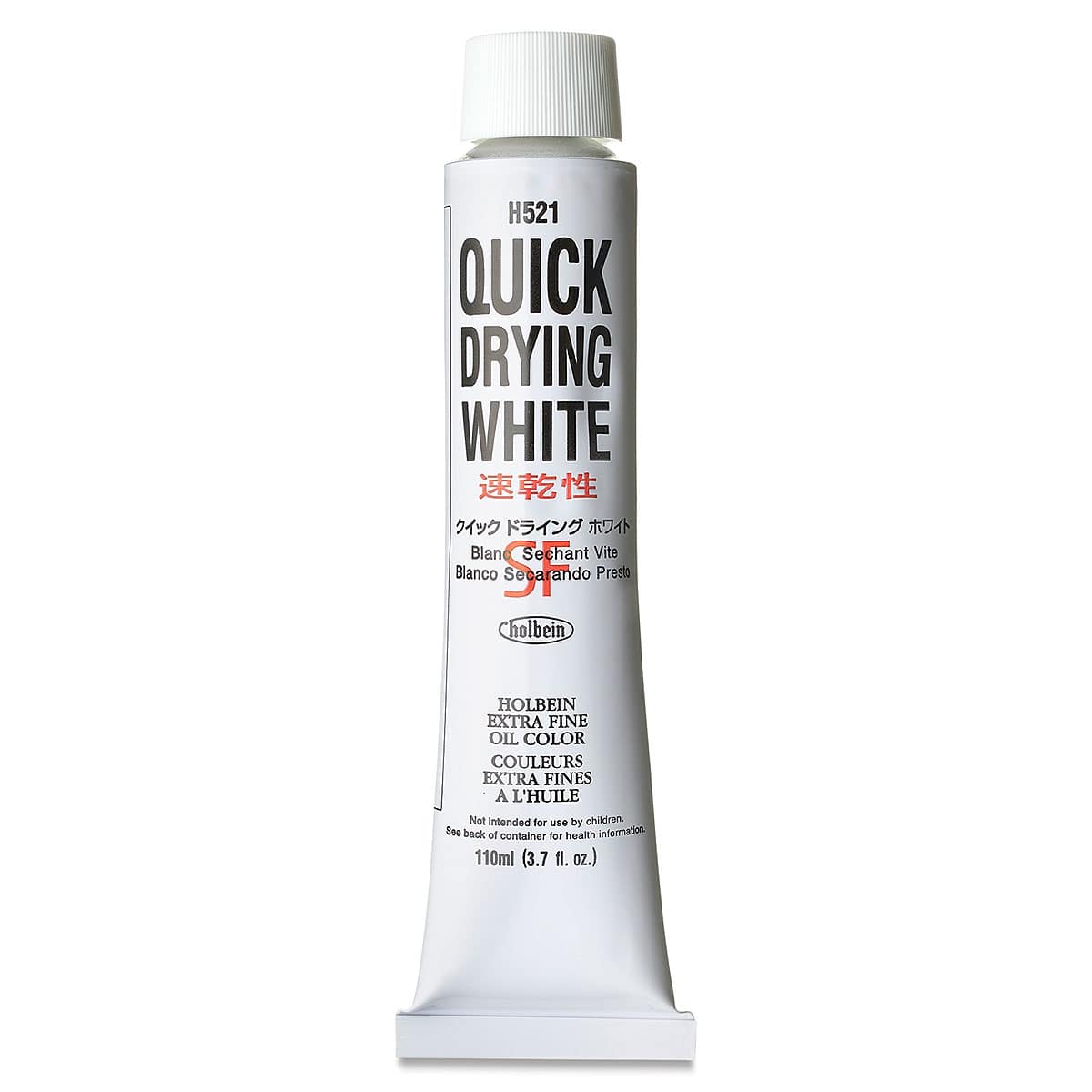Holbein Artists' Oil Color - Quick-Dry White, 110 ml tube