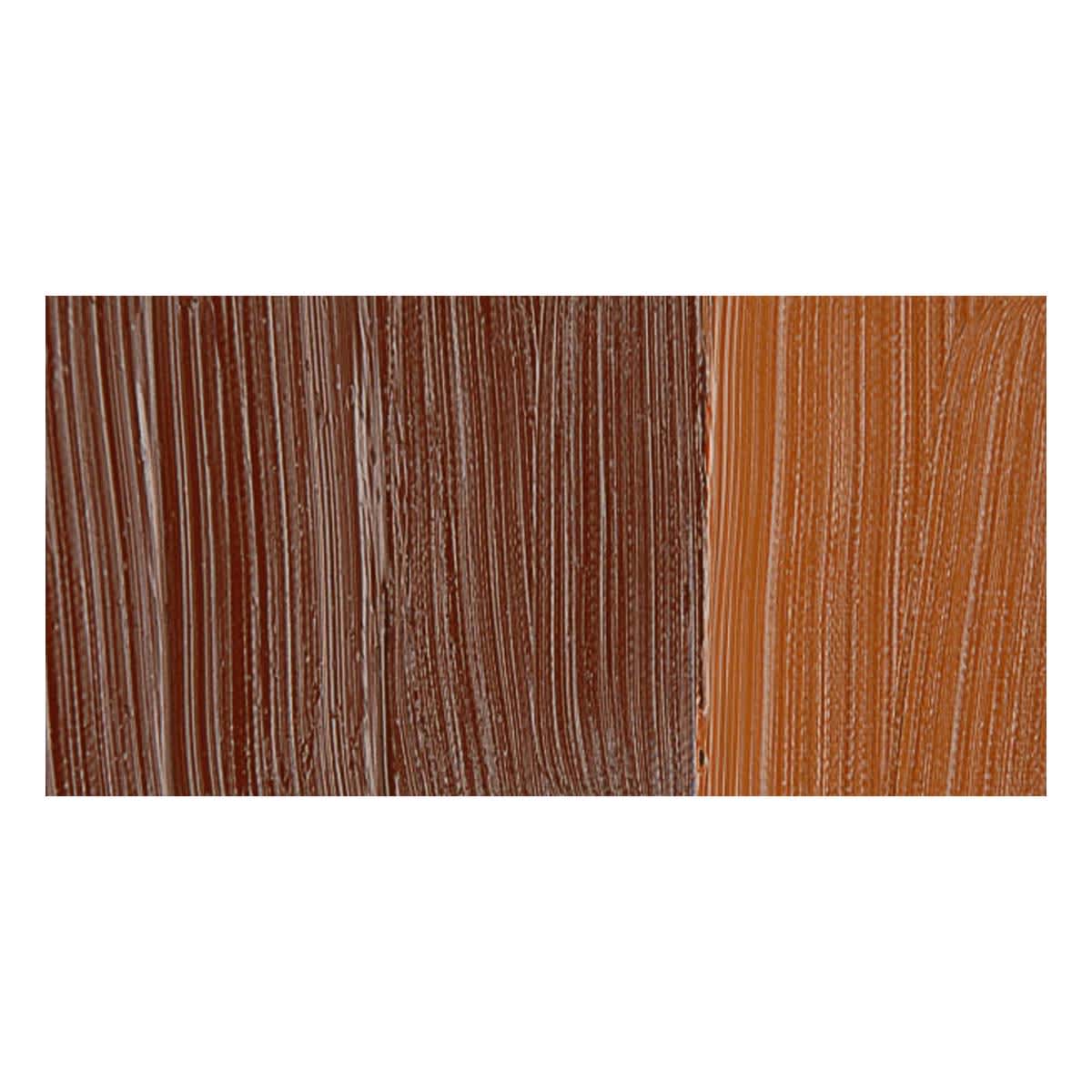 Holbein Artists' Oil Color - Burnt Sienna swatch Holbein Artists' Oil Color - Burnt Sienna swatch