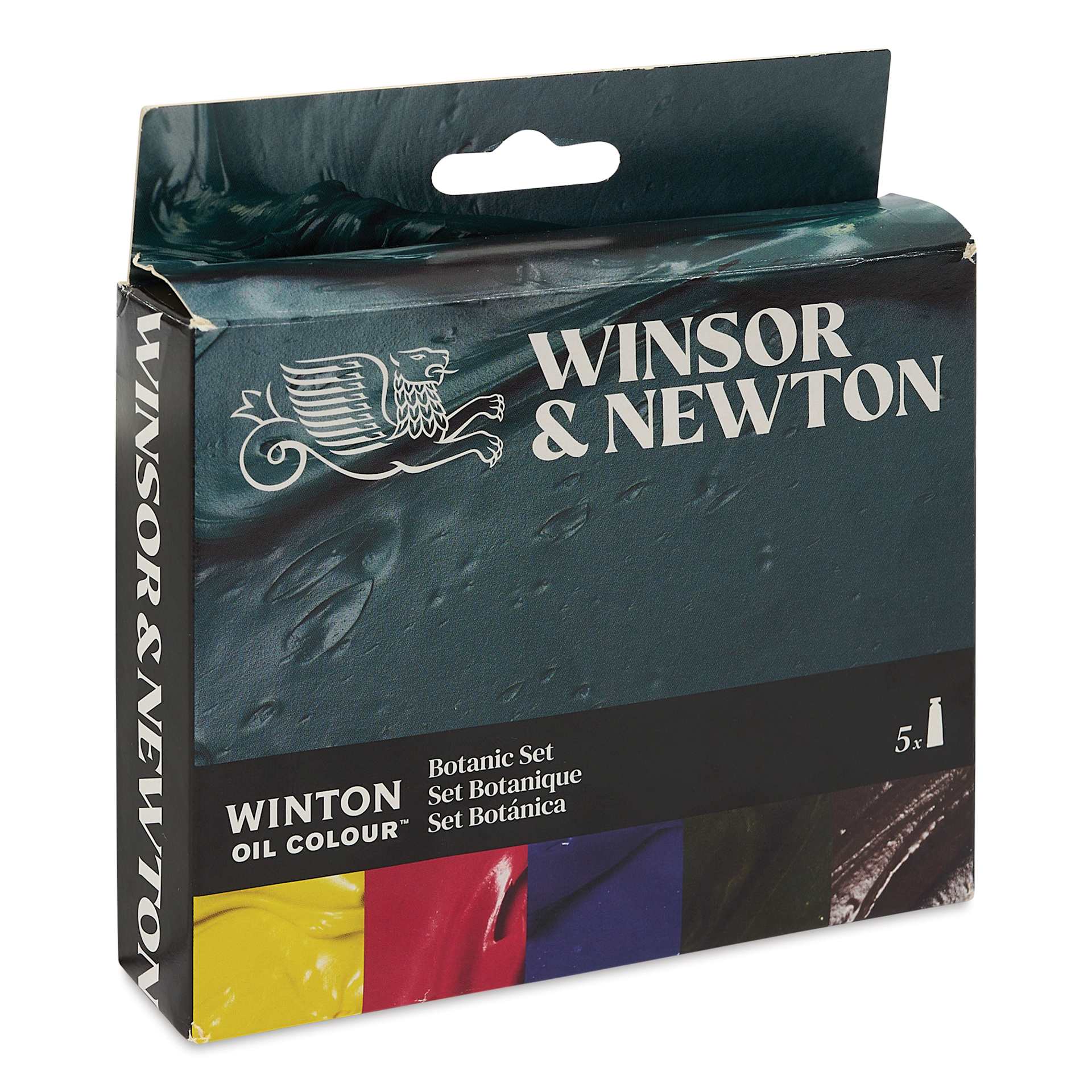 Winsor & Newton Winton Oil Colors - Set of 5, Botanic, 37 ml tubes, packaging