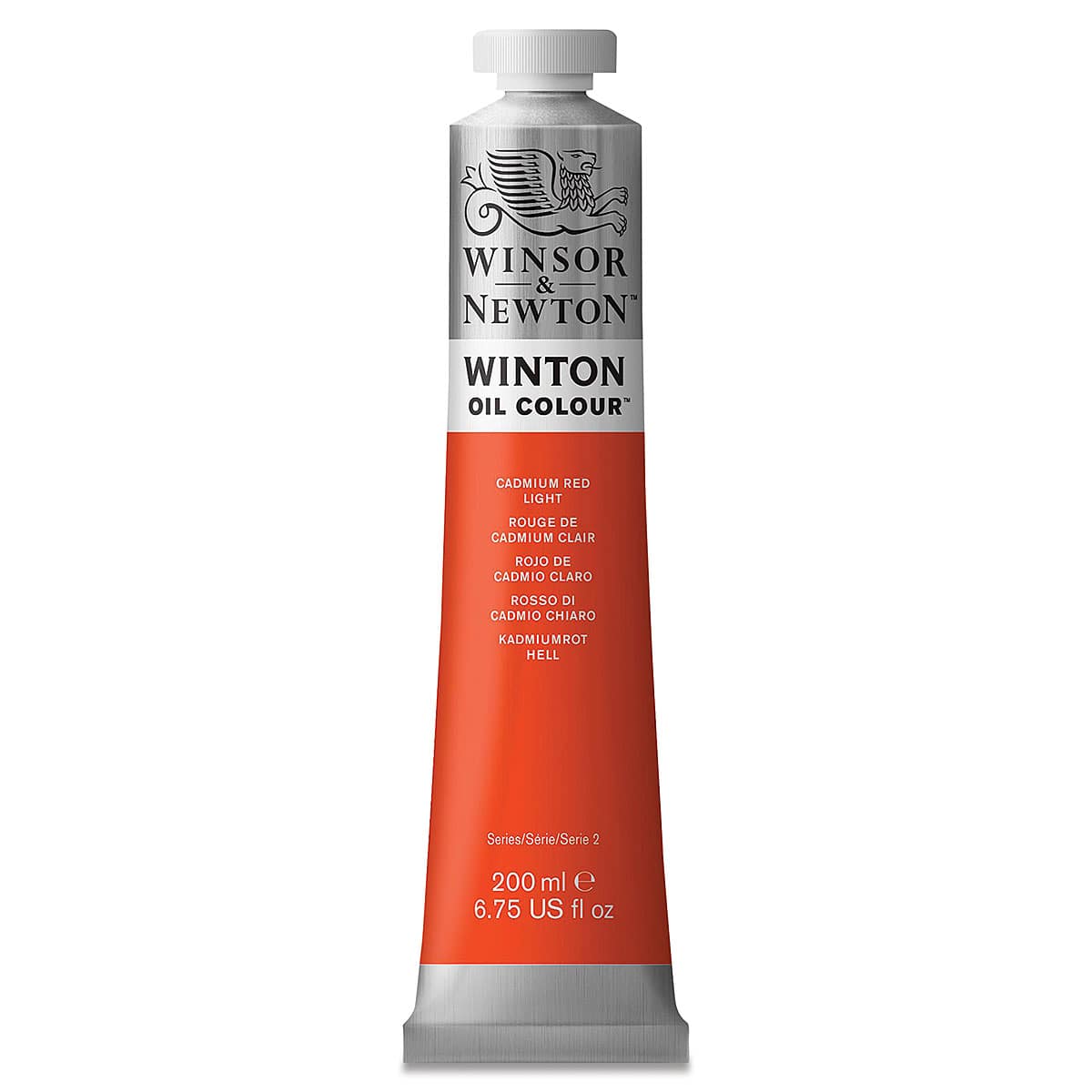 Winsor & Newton Winton Oil Color - Cadmium Red Light, 200 ml tube