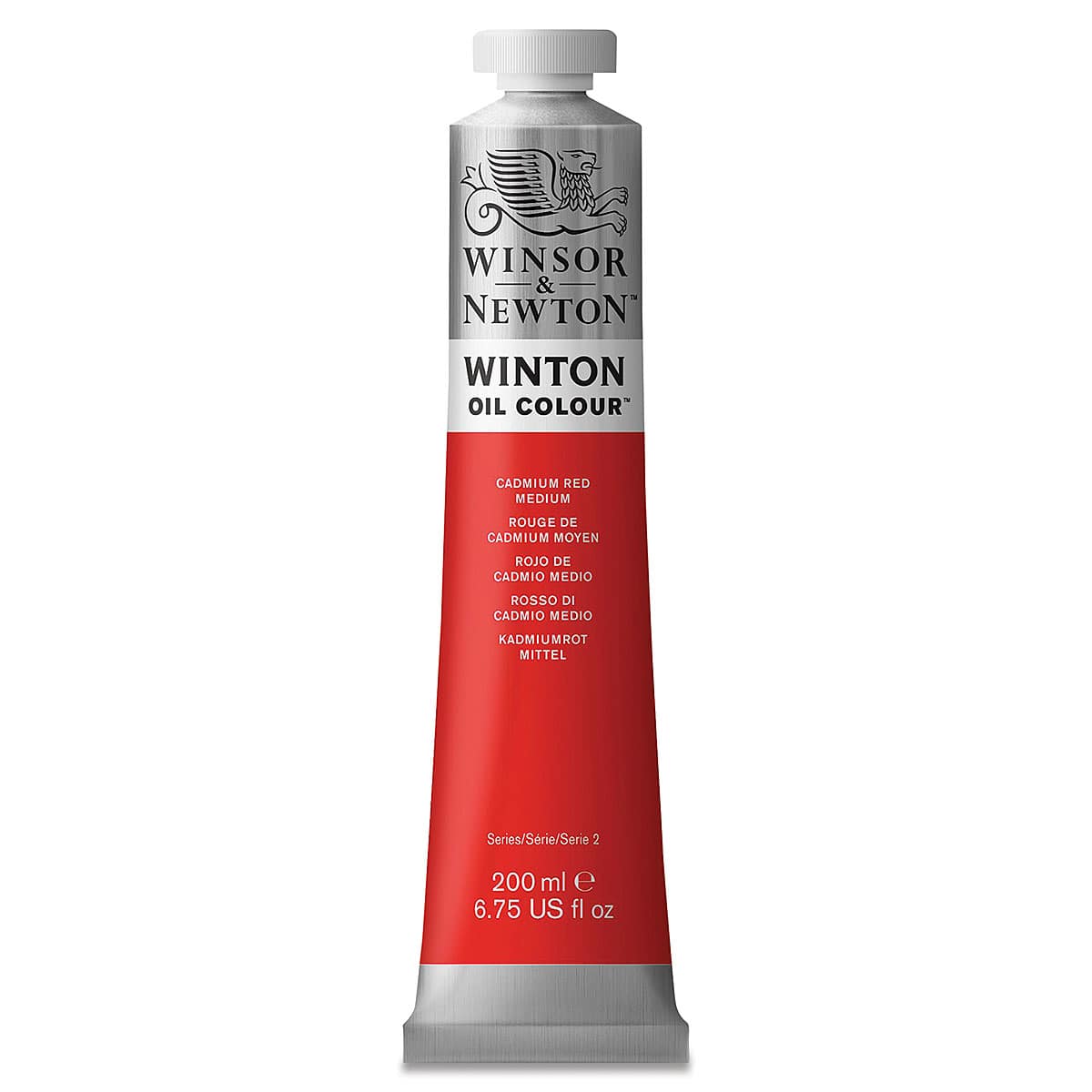Winsor & Newton Winton Oil Color - Cadmium Red Medium, 200 ml tube