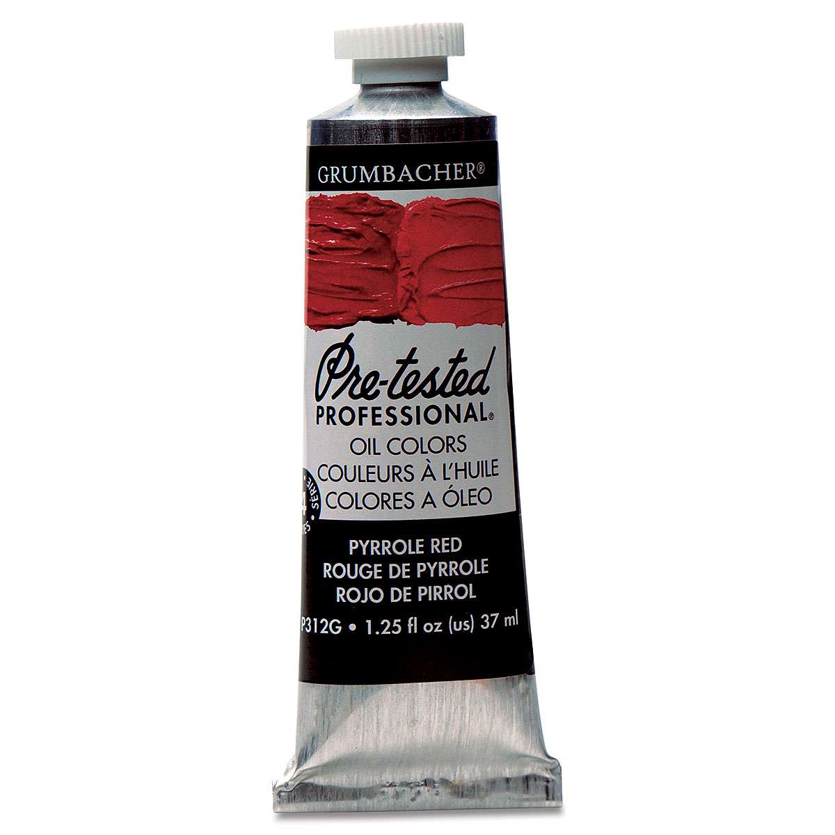 Grumbacher Pre-Tested Artists' Oil Color - Pyrrole Red, 1.25 oz tube Grumbacher Pre-Tested Artists' Oil Color - Pyrrole Red, 1.25 oz tube