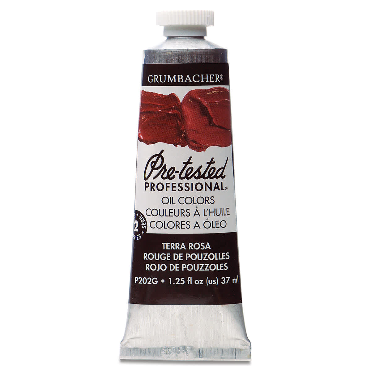 Grumbacher Pre-Tested Artists' Oil Color - Terra Rose Hue, 1.25 oz tube