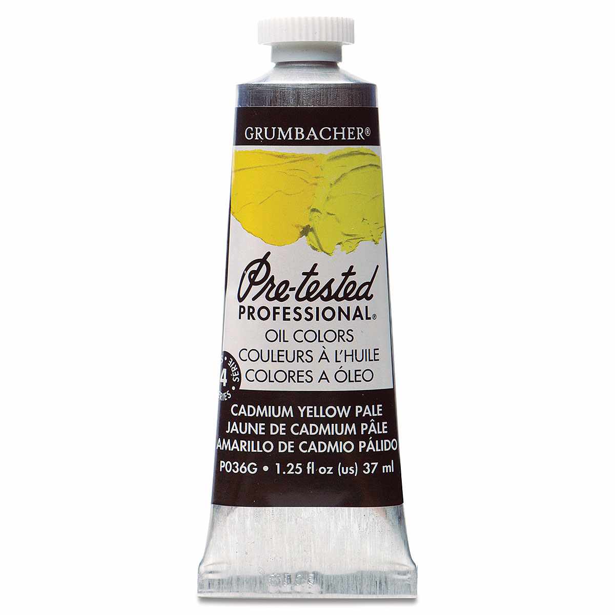 Grumbacher Pre-Tested Artists' Oil Color - Cadmium Yellow Pale, 1.25 oz tube Grumbacher Pre-Tested Artists' Oil Color - Cadmium Yellow Pale, 1.25 oz tube
