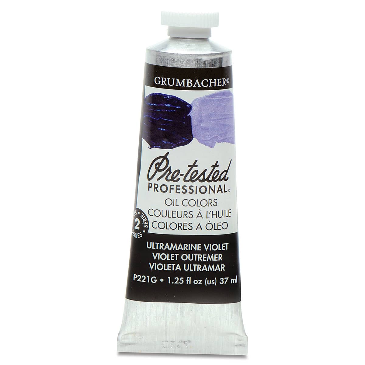 Grumbacher Pre-Tested Artists' Oil Color - Ultramarine Violet, 1.25 oz tube