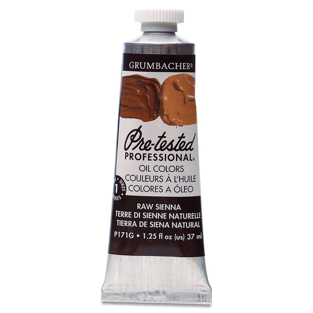 Grumbacher Pre-Tested Artists' Oil Color - Raw Sienna, 1.25 oz tube Grumbacher Pre-Tested Artists' Oil Color - Raw Sienna, 1.25 oz tube