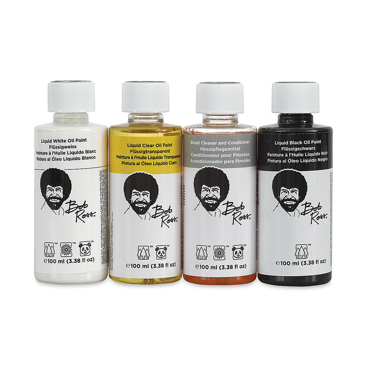 Bob Ross Mediums To Go - Set of 4, 4 oz Bob Ross Mediums To Go - Set of 4, 4 oz