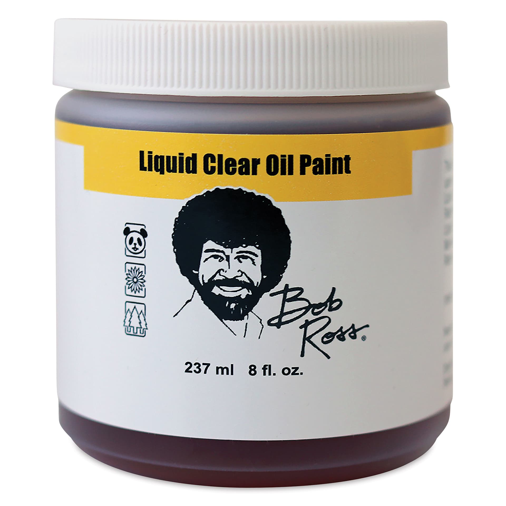 Bob Ross Liquid Medium - Clear, 8 oz jar Bob Ross Liquid Medium - Clear, 8 oz jar