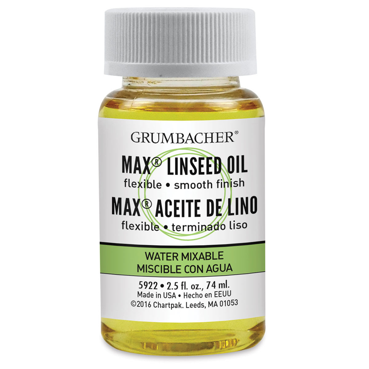 Grumbacher Max Linseed Oil Medium - 2.5 oz Jar Grumbacher Max Linseed Oil Medium - 2.5 oz Jar