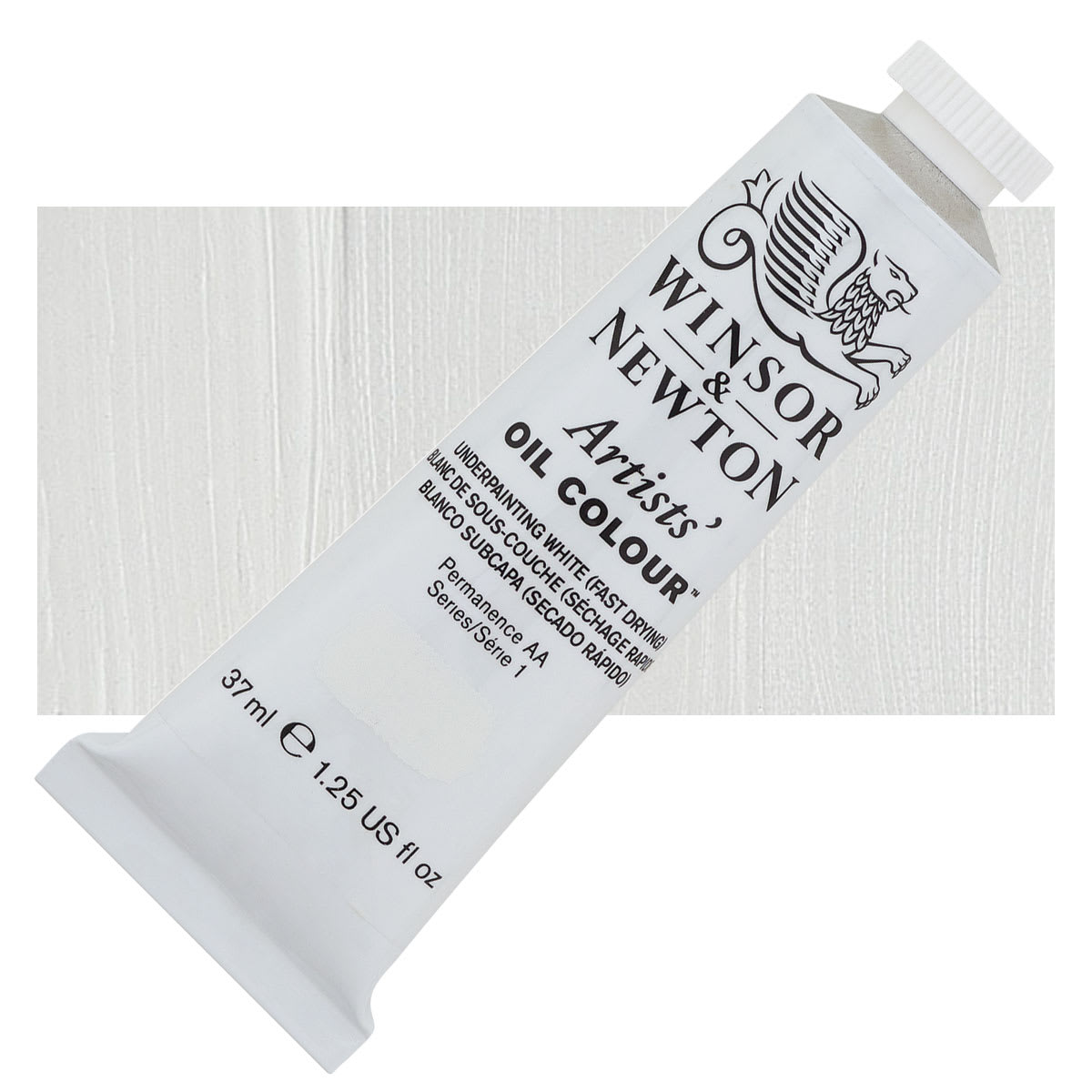 Winsor & Newton Artists' Oil Color - Underpainting White, 37 ml, Tube and swatch