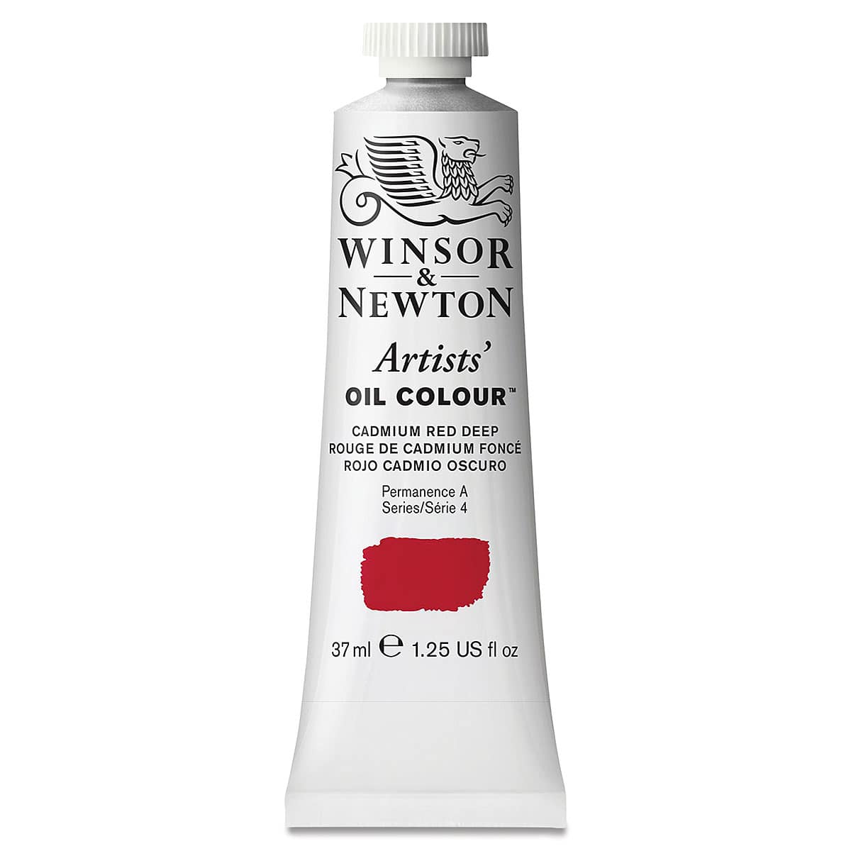 Winsor & Newton Artists' Oil Color - Cadmium Red Deep, 37 ml tube Winsor & Newton Artists' Oil Color - Cadmium Red Deep, 37 ml tube