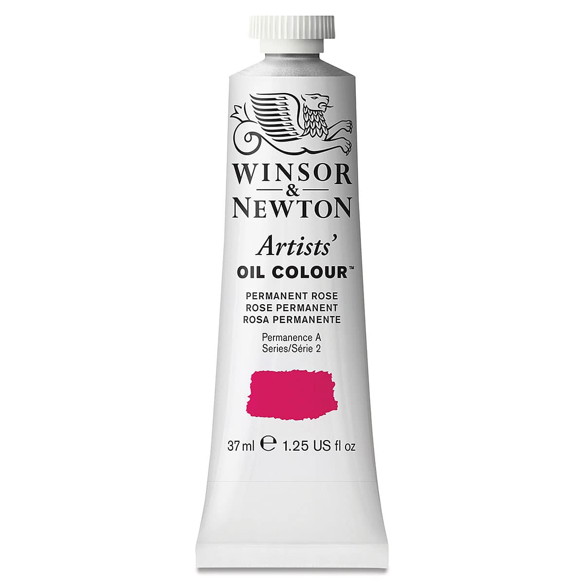 Winsor & Newton Artists' Oil Color - Permanent Rose, 37 ml tube