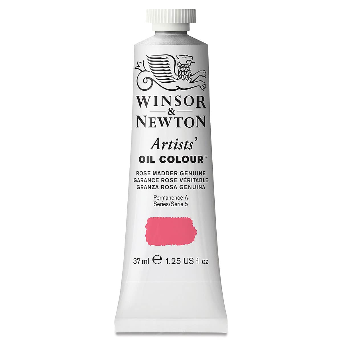 Winsor & Newton Artists' Oil Color - Rose Madder Genuine, 37 ml tube