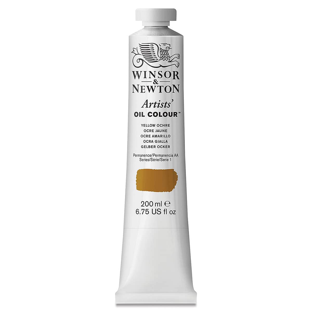 Winsor & Newton Artists' Oil Color - Yellow Ochre, 200 ml tube
