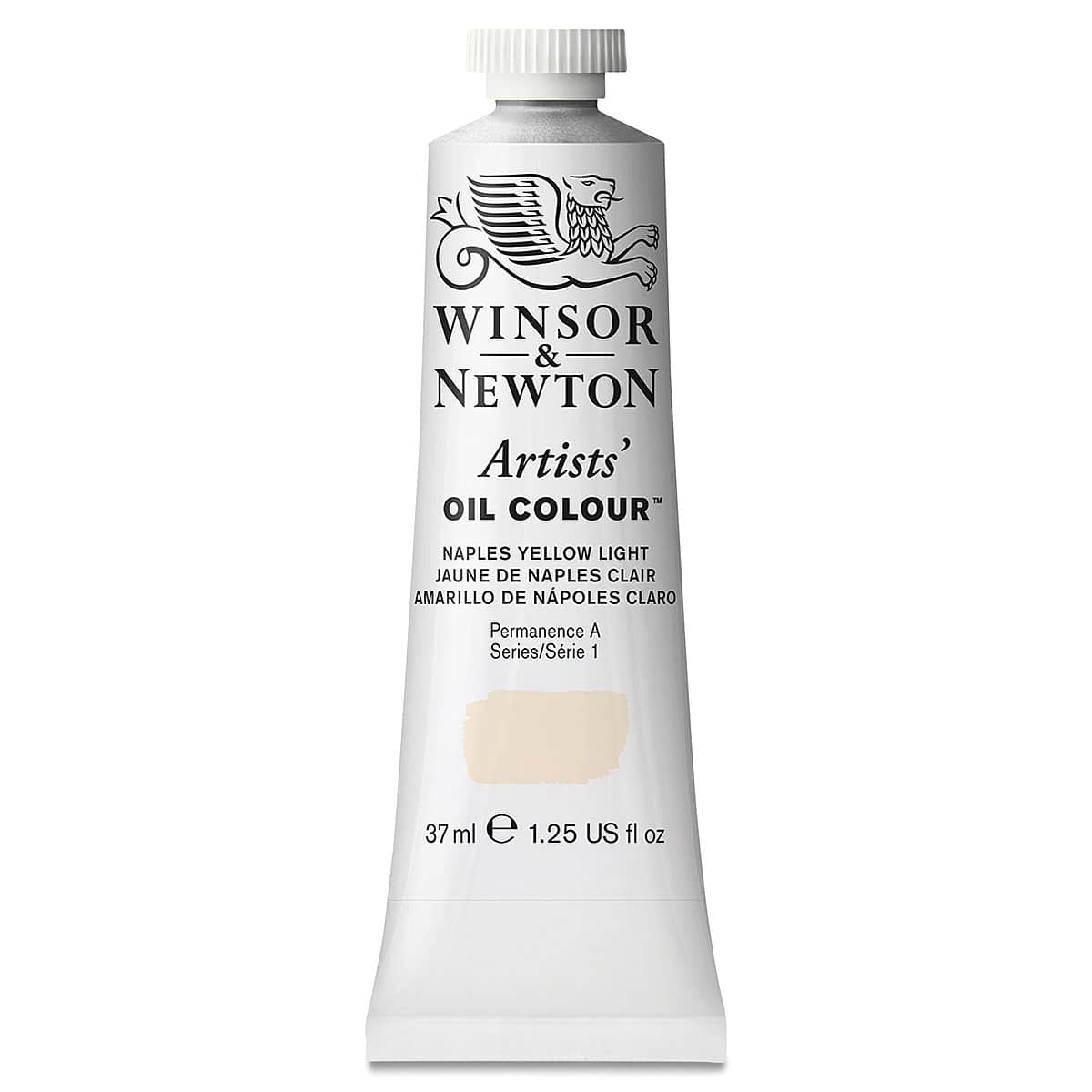 Winsor & Newton Artists' Oil Color - Naples Yellow Light, 37 ml tube