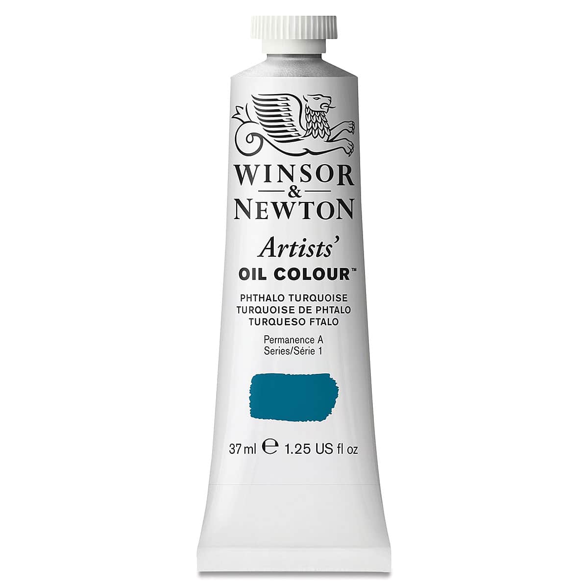 Winsor & Newton Artists' Oil Color - Phthalo Turquoise, 37 ml tube