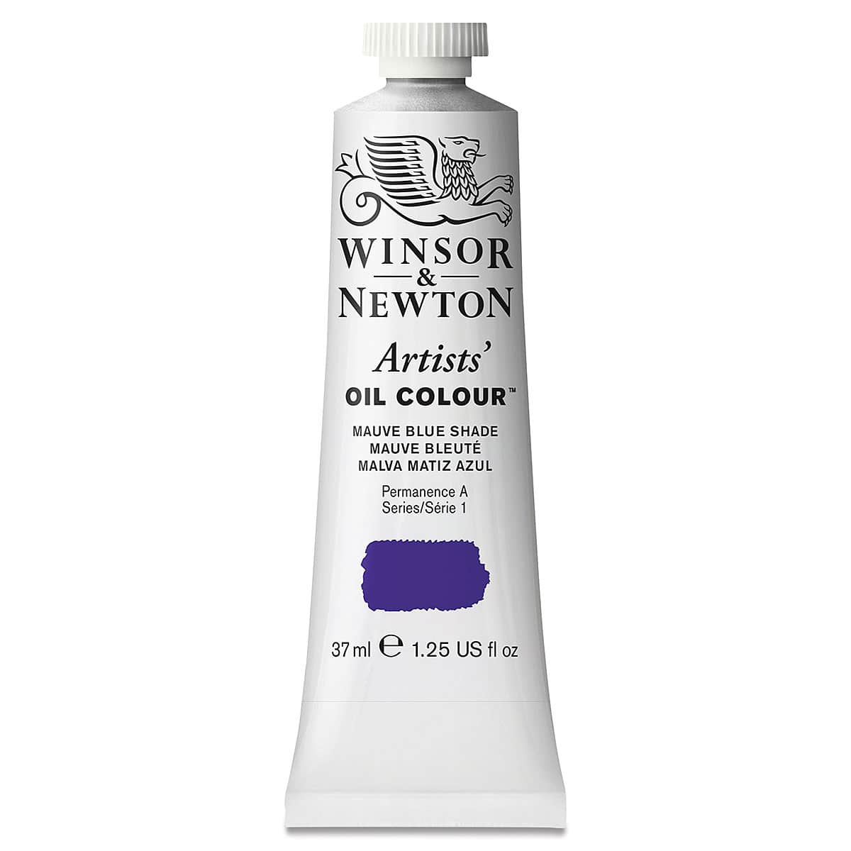 Winsor & Newton Artists' Oil Color - Mauve Blue Shade, 37 ml tube