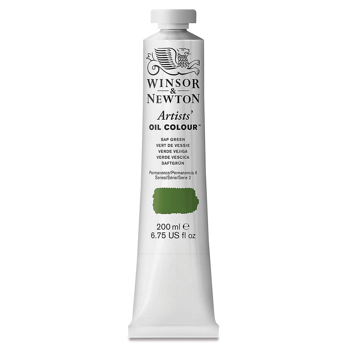 Winsor & Newton Artists' Oil Color - Sap Green, 200 ml tube