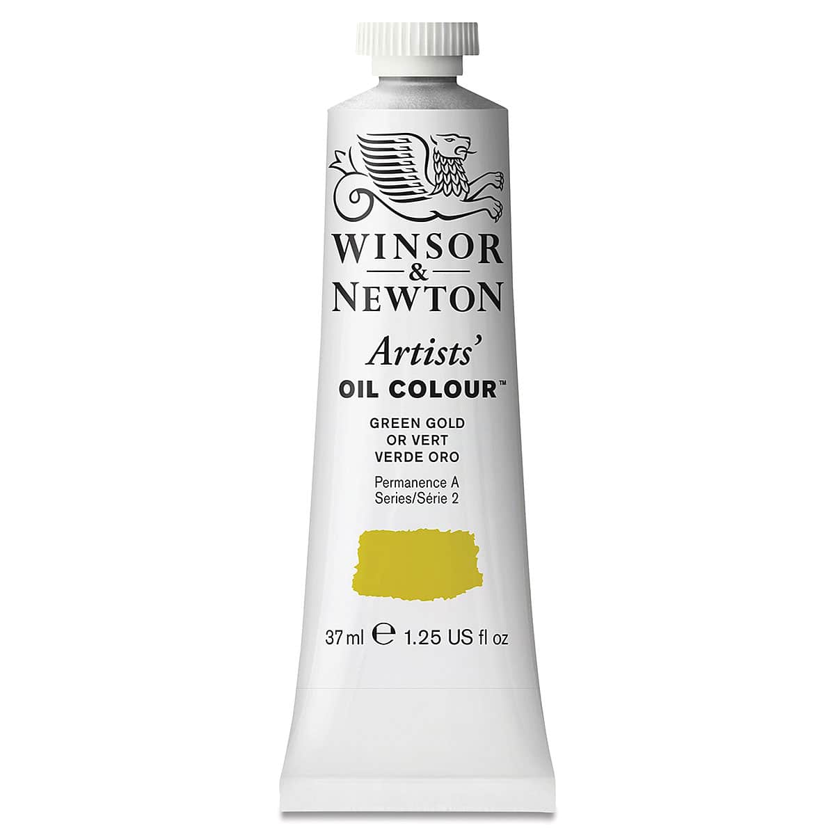 Winsor & Newton Artists' Oil Color - Green Gold, 37 ml tube