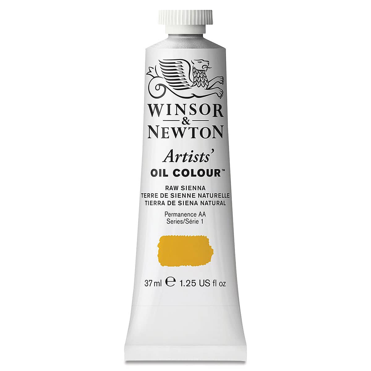 Winsor & Newton Artists' Oil Color - Raw Sienna, 37 ml tube